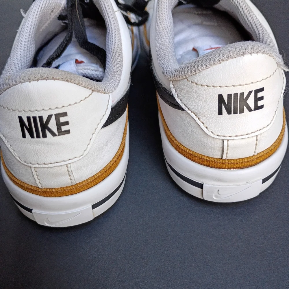 Nike Court Legacy White and Black Classic Sneaker Shoes 4.5Y Or Women's 6